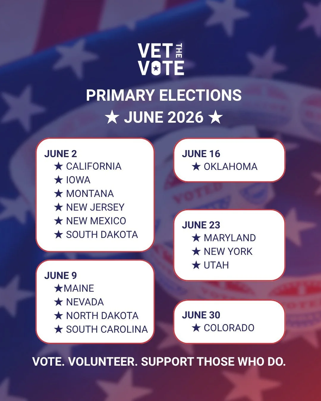 Primary elections are coming up in June 🗳️

Now&rsquo;s the time to make sure your voter registration is up to date, confirm your polling place, and get ready before Election Day arrives.

Check your voter registration status here 👉 link in bio!