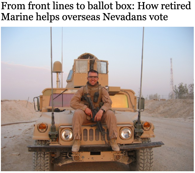 Vet the Vote featured in Las Vegas Sun