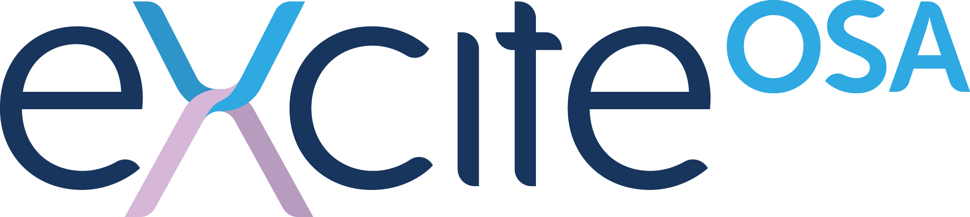 The logo of the U.S. Environmental Protection Agency (EPA) with blue and purple text that reads "excit e" and "osA".