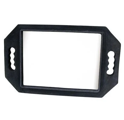 Black Rectangular Foam Mirror