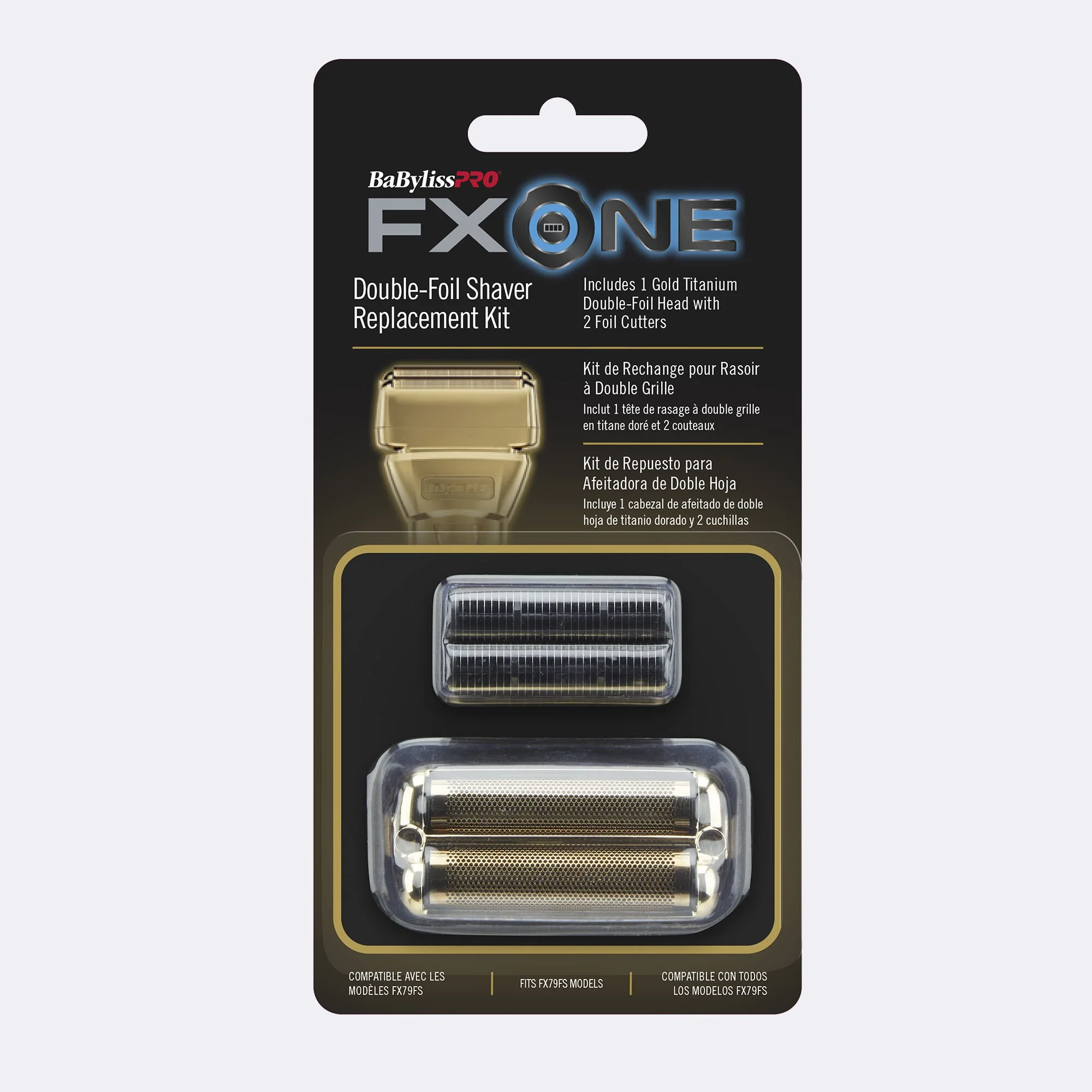 BaBylissPro FXOne double foil replacement gold