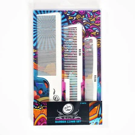 Rolda Barber Comb Set (white)
