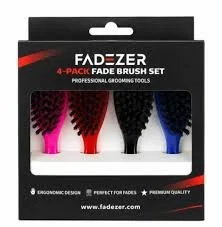 Fadezer 4pk fade brush set