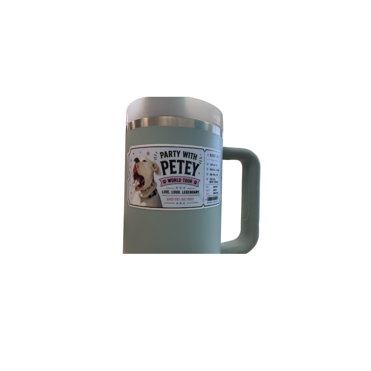 Petey ticket water bottle.png