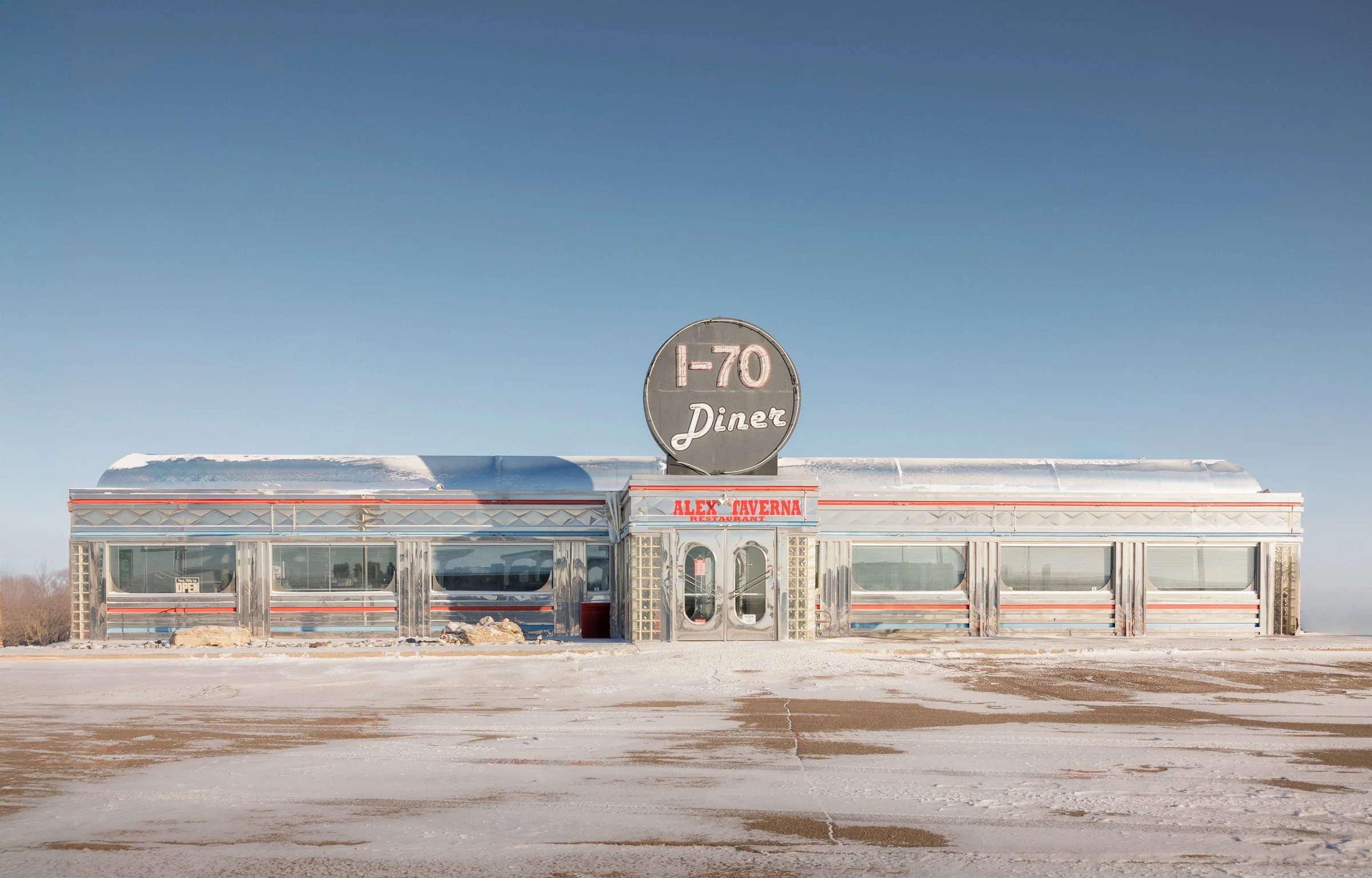 Between The Exits — American Roadside Fine Art Photography
