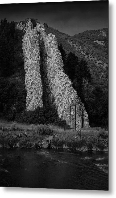 Full image: What the Gate Warns, fine art photograph by Robert Niemeier, full view