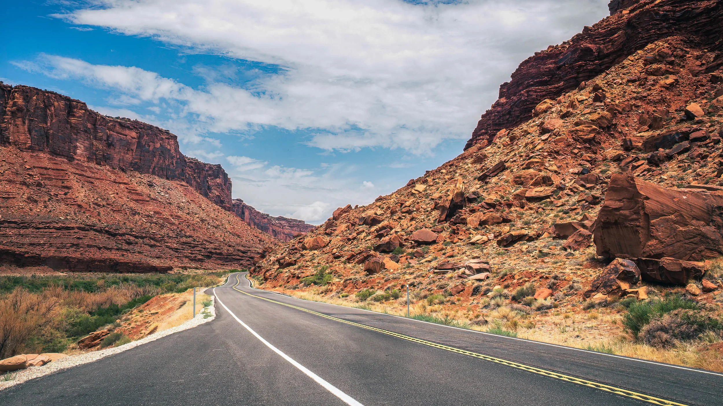 Where the Canyon Waits—  Panorama