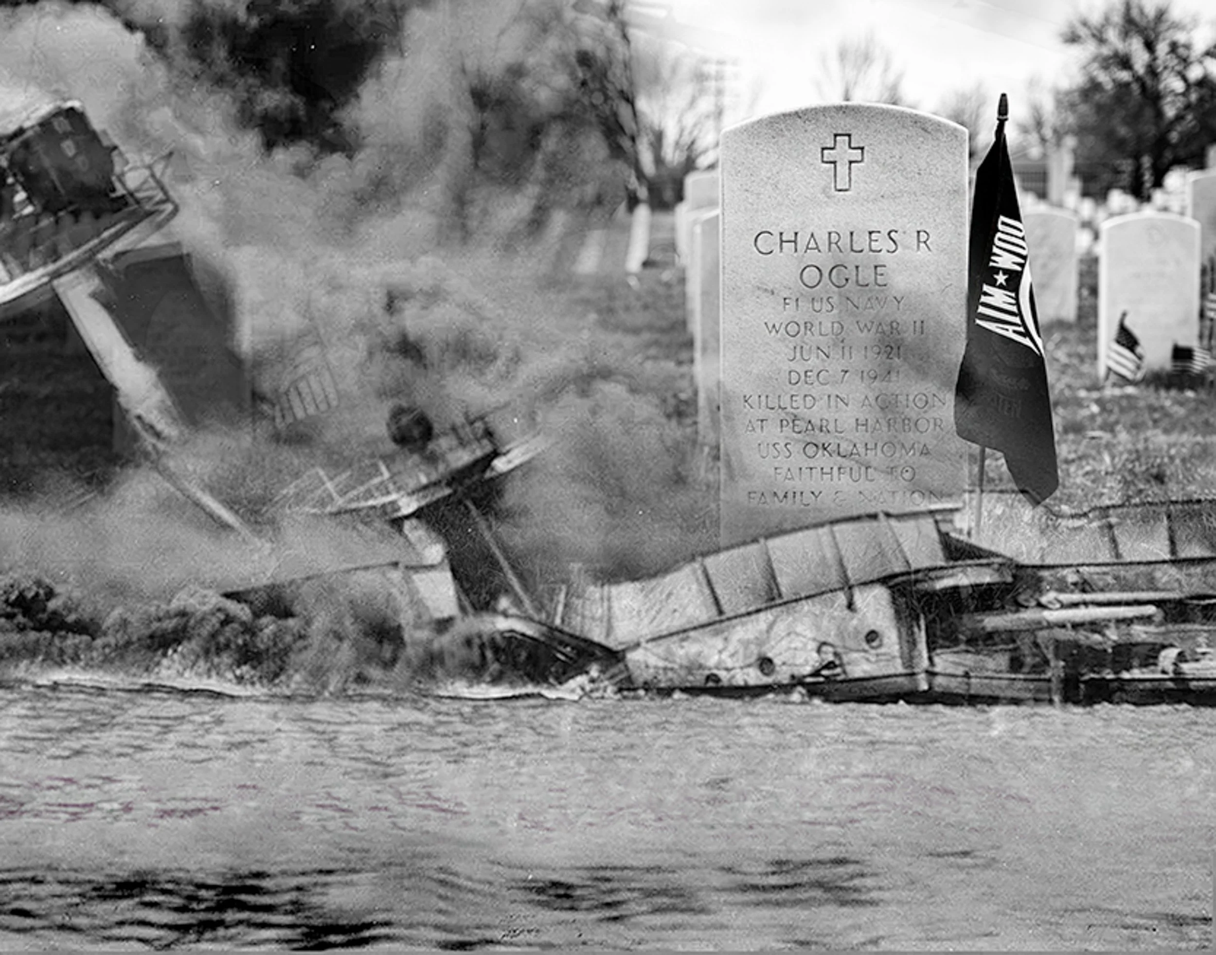 Faithful to the End — National Cemetery Monochrome Fine Art Photography