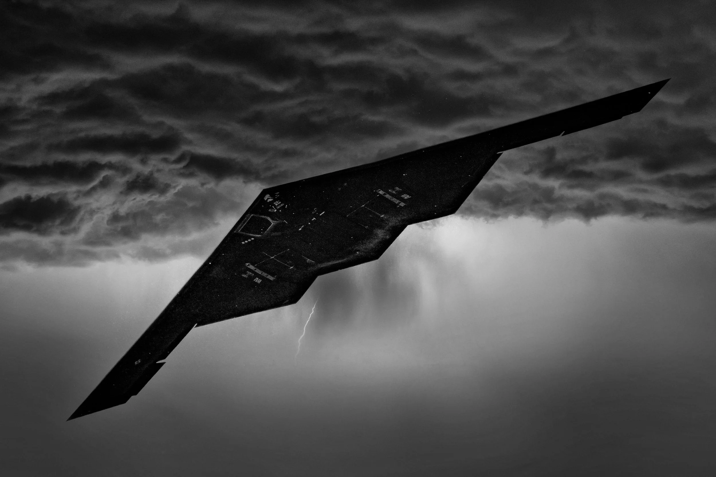 At The End of the World — Stealth Bomber Fine Art Photography