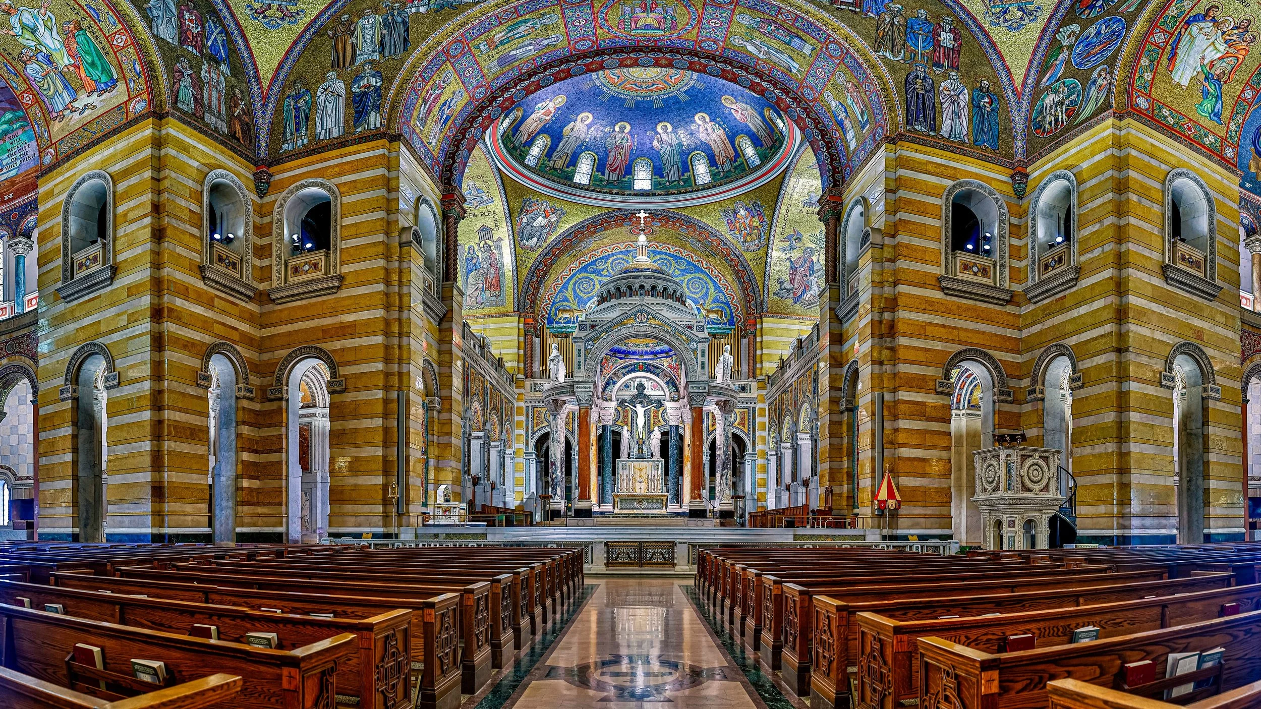 Sanctuary of Light — Cathedral Basilica of Saint Louis Fine Art Photography