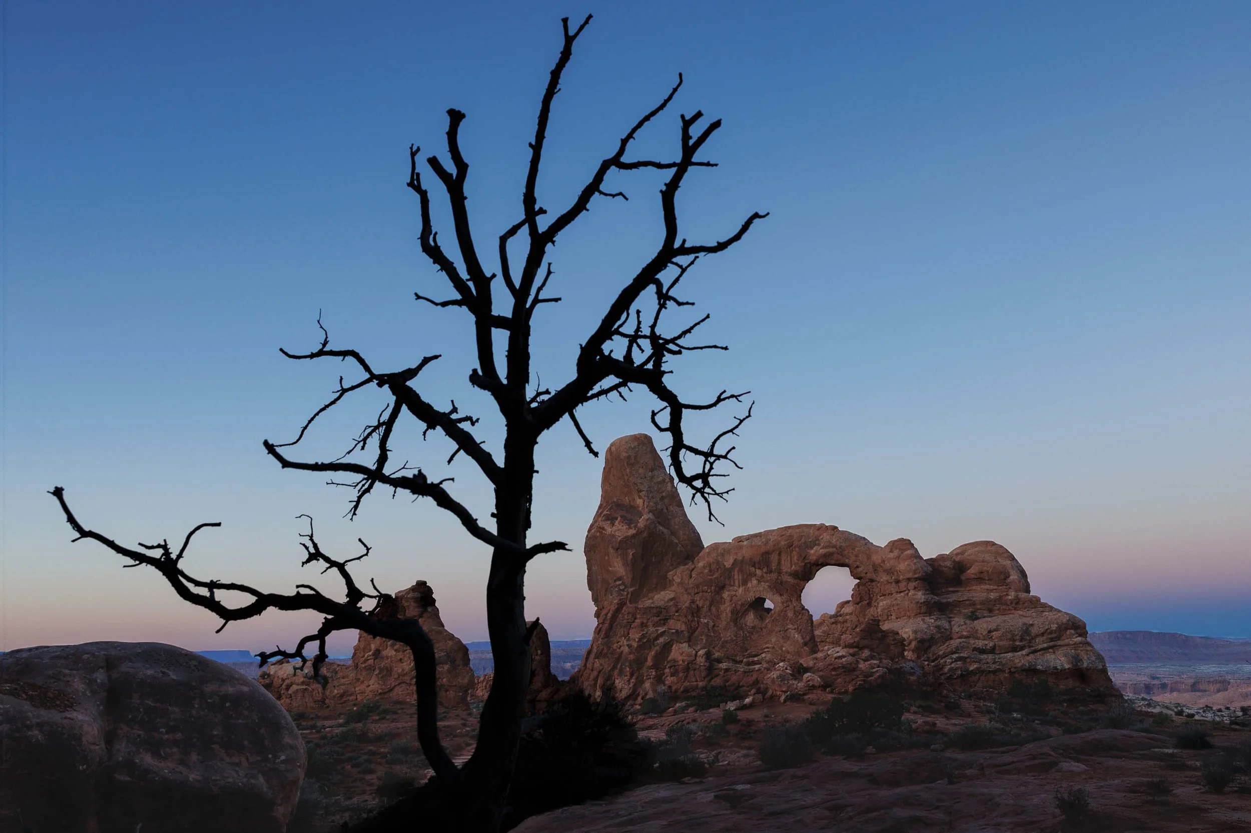 Between Stone and Silence — Turret Arch Landscape Photography