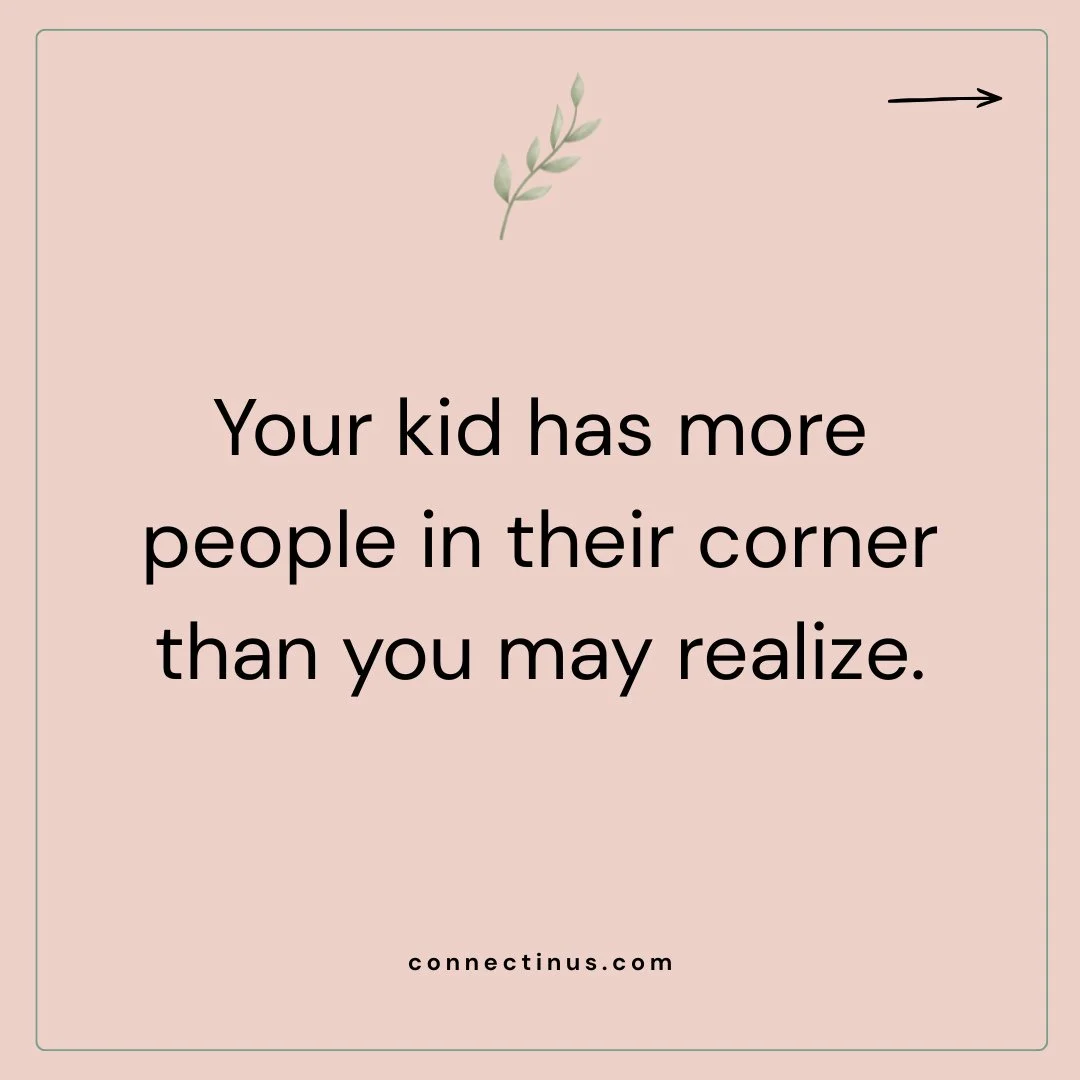 Tell me in the comments. 👇⁠
⁠
Who was an adult outside your immediate family who shaped who you became?⁠
⁠
I&rsquo;m lucky &ndash; my kids really do have a village.  A great teacher. The neighbor they love. Friends of mine who take them seriously.⁠
