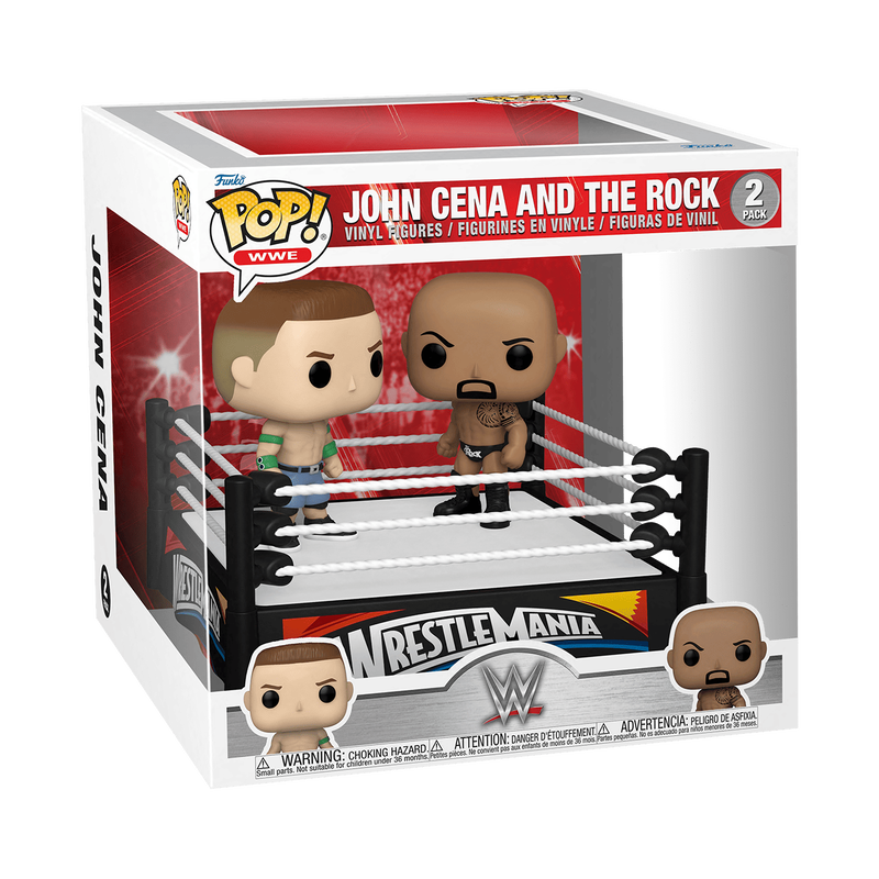 Pop! Moment John Cena and The Rock 2-Pack