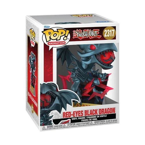 Yu-Gi-Oh Red-Eyes Black Dragon Card Premium Funko Pop! Vinyl Figure