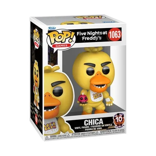 Five Nights at Freddys 10th Anniversary Chica Funko Pop! Vinyl Figure