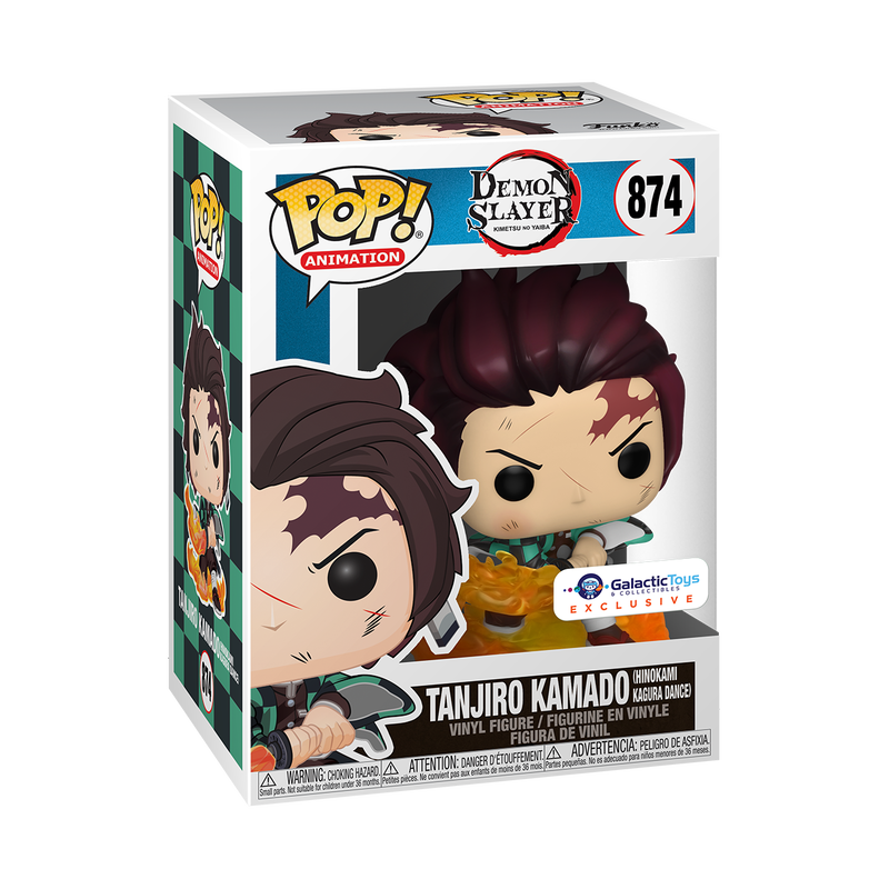 Demon Slayer Tanjiro (Hinokami Kagura Dance) Exclusive Funko Pop!