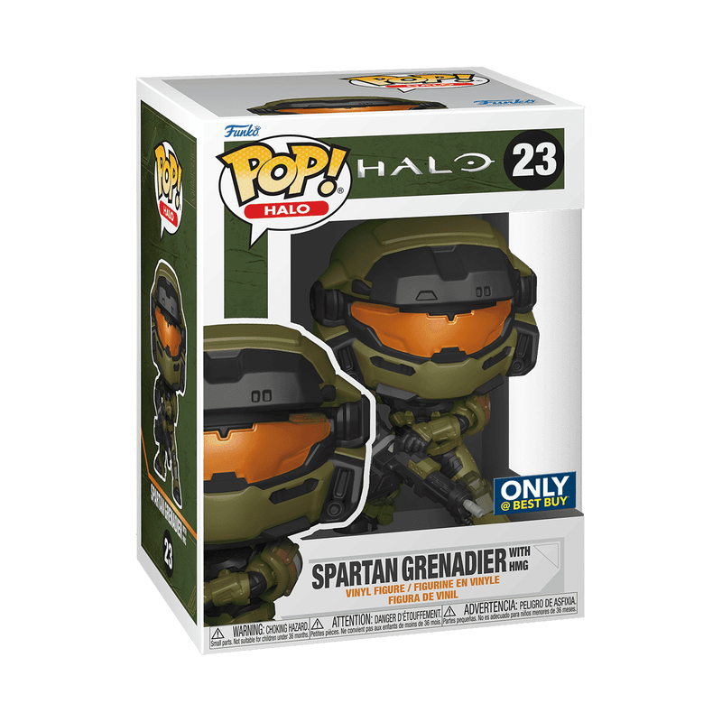 Halo Spartan Grenadier with HMG Funko Pop! - Best Buy Exclusive