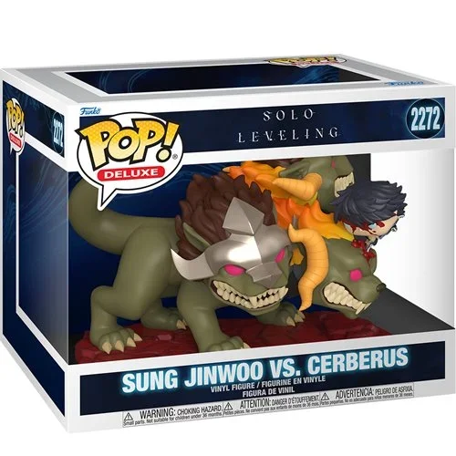 Solo Leveling Jinwoo Vs. Cerberus Deluxe Funko Pop! Vinyl Figure