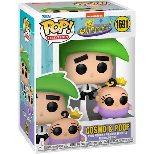 The Fairly OddParents Cosmo & Poof Funko Pop! Vinyl Figure and Buddy