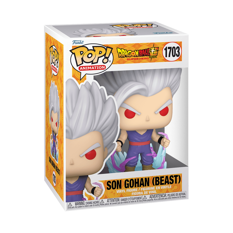 Dragon Ball Super: Super Hero Son Gohan (Beast) Funko Pop! Vinyl Figure