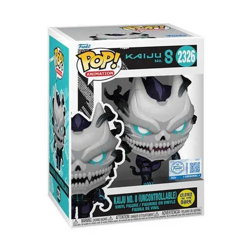 Kaiju No. 8 (Uncontrollable) Glow-in-the-Dark Funko Pop! Vinyl Figure #2326 - Exclusive