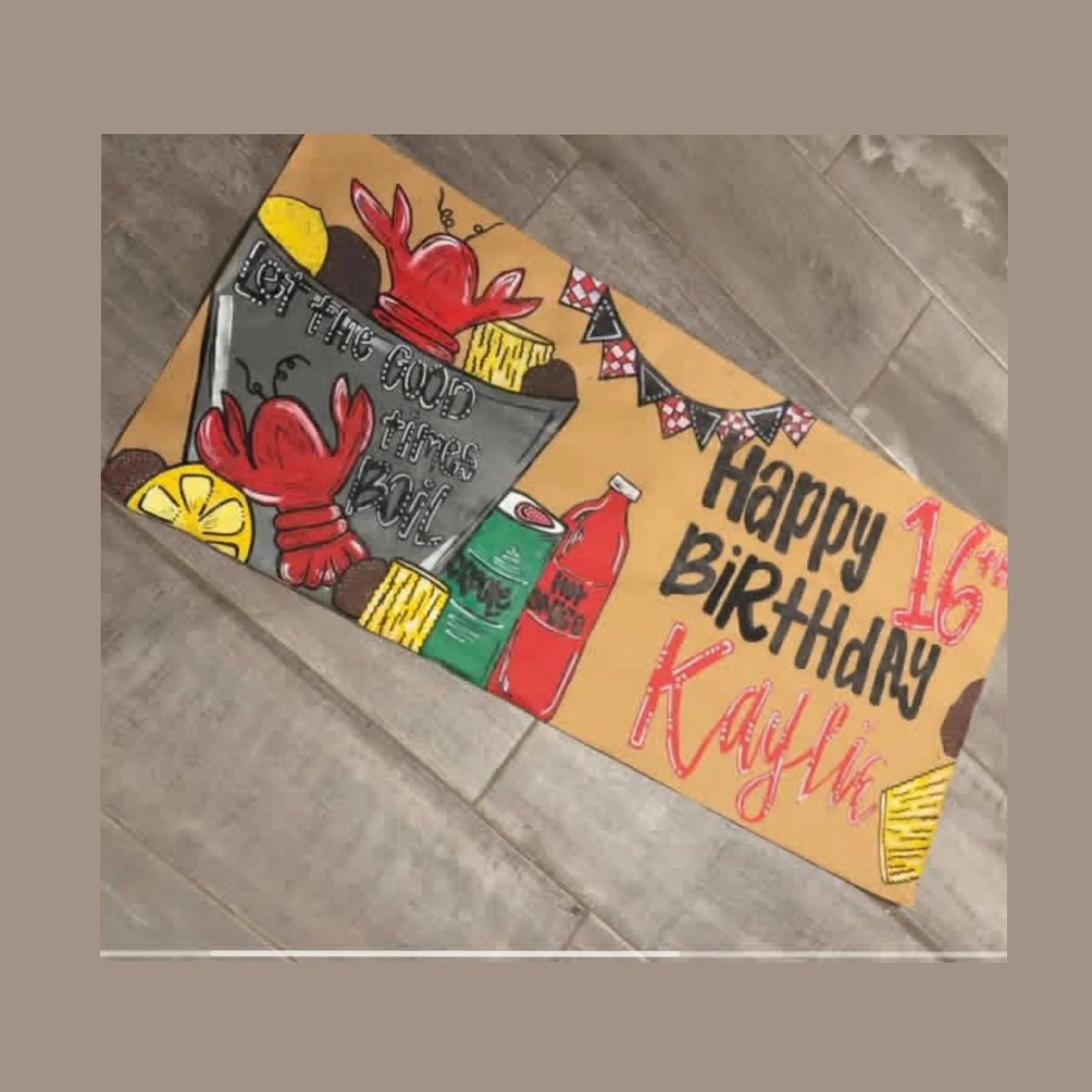 Kylie’s 16TH Birthday Banner