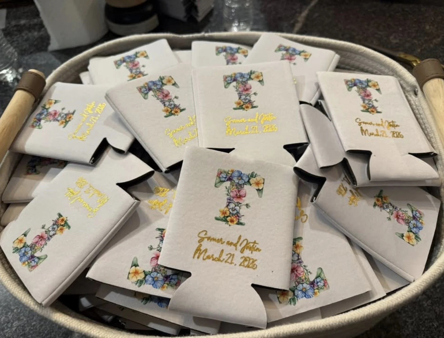 Thornhill Wedding Favors Custom Koozies