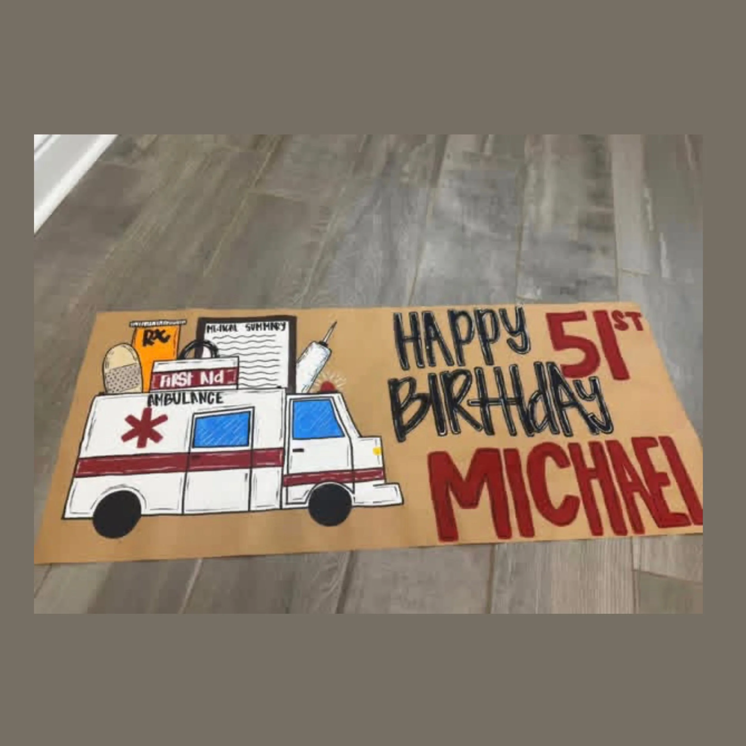Michael’s 51st Birthday Banner