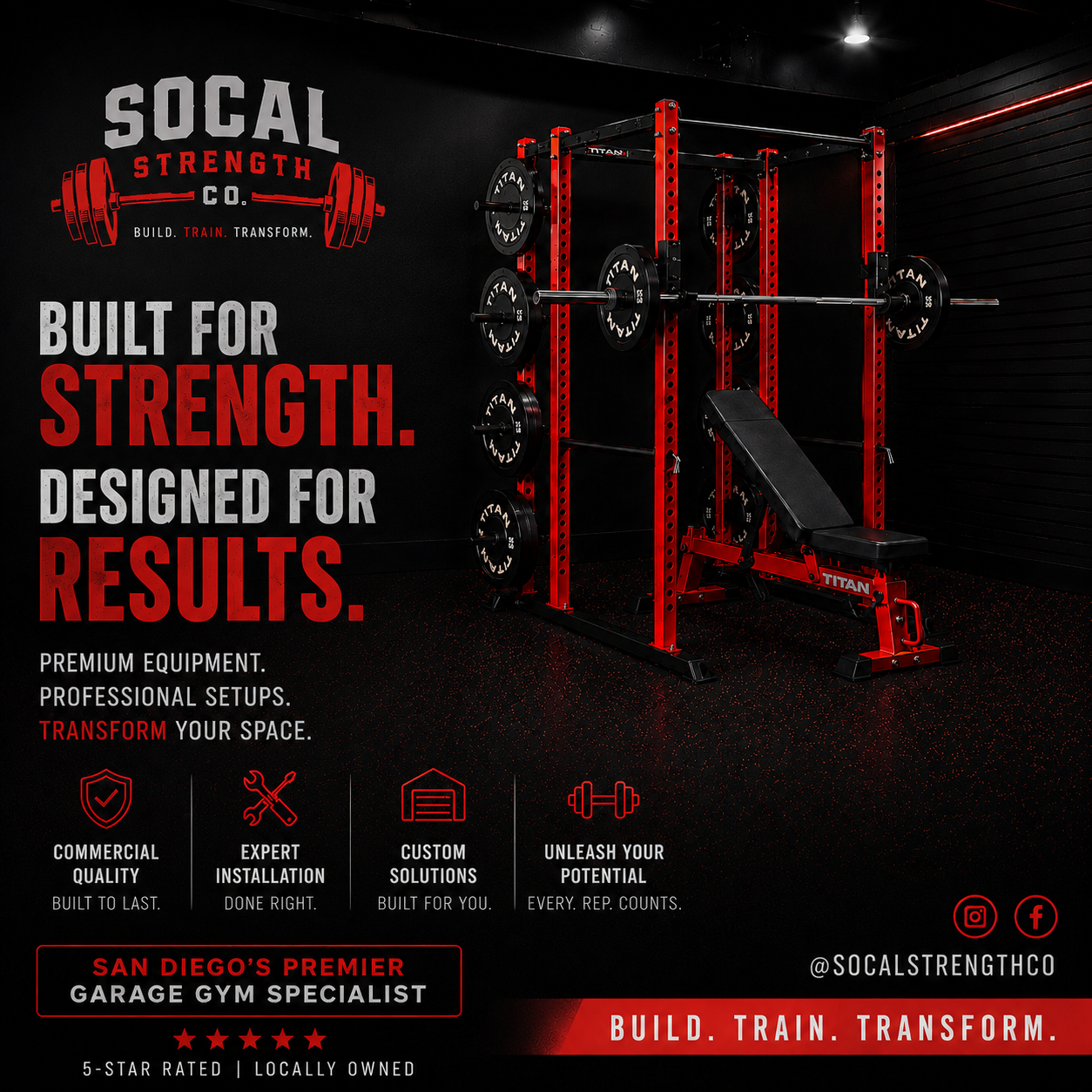 Signature Garage Gym Packages🔴 Forged Series