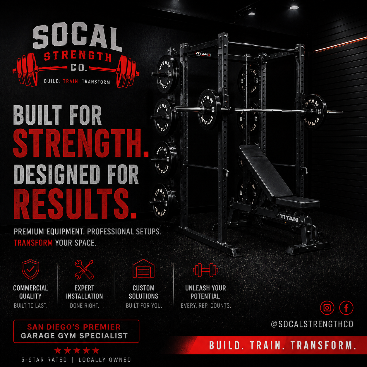 Signature Garage Gym Packages⚫ Shadow Series