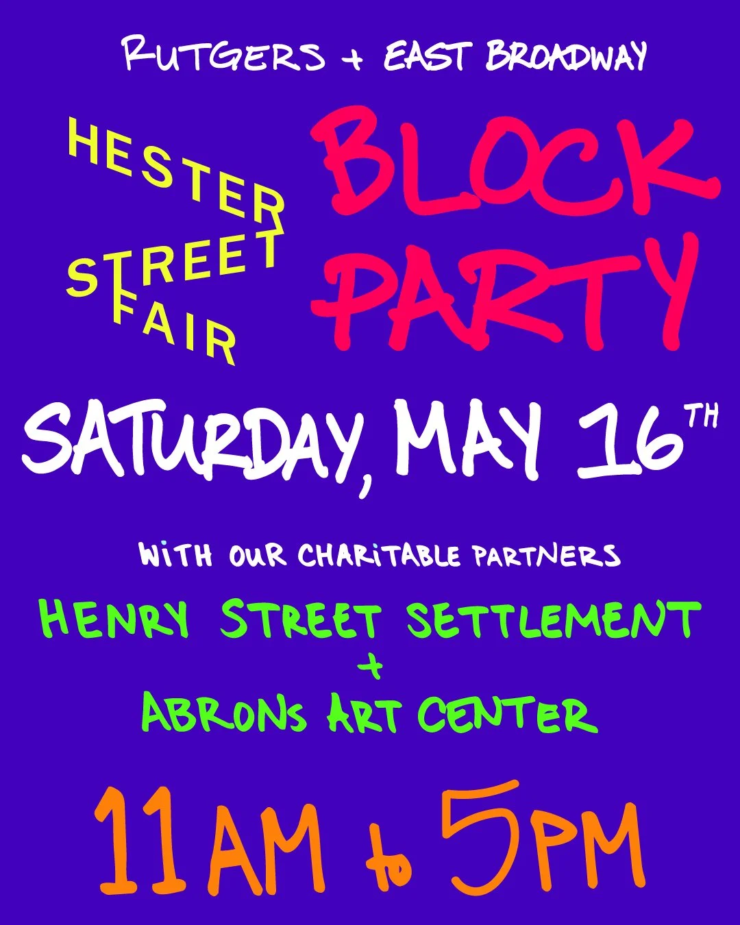 Hester Street Fair: Block Party Market