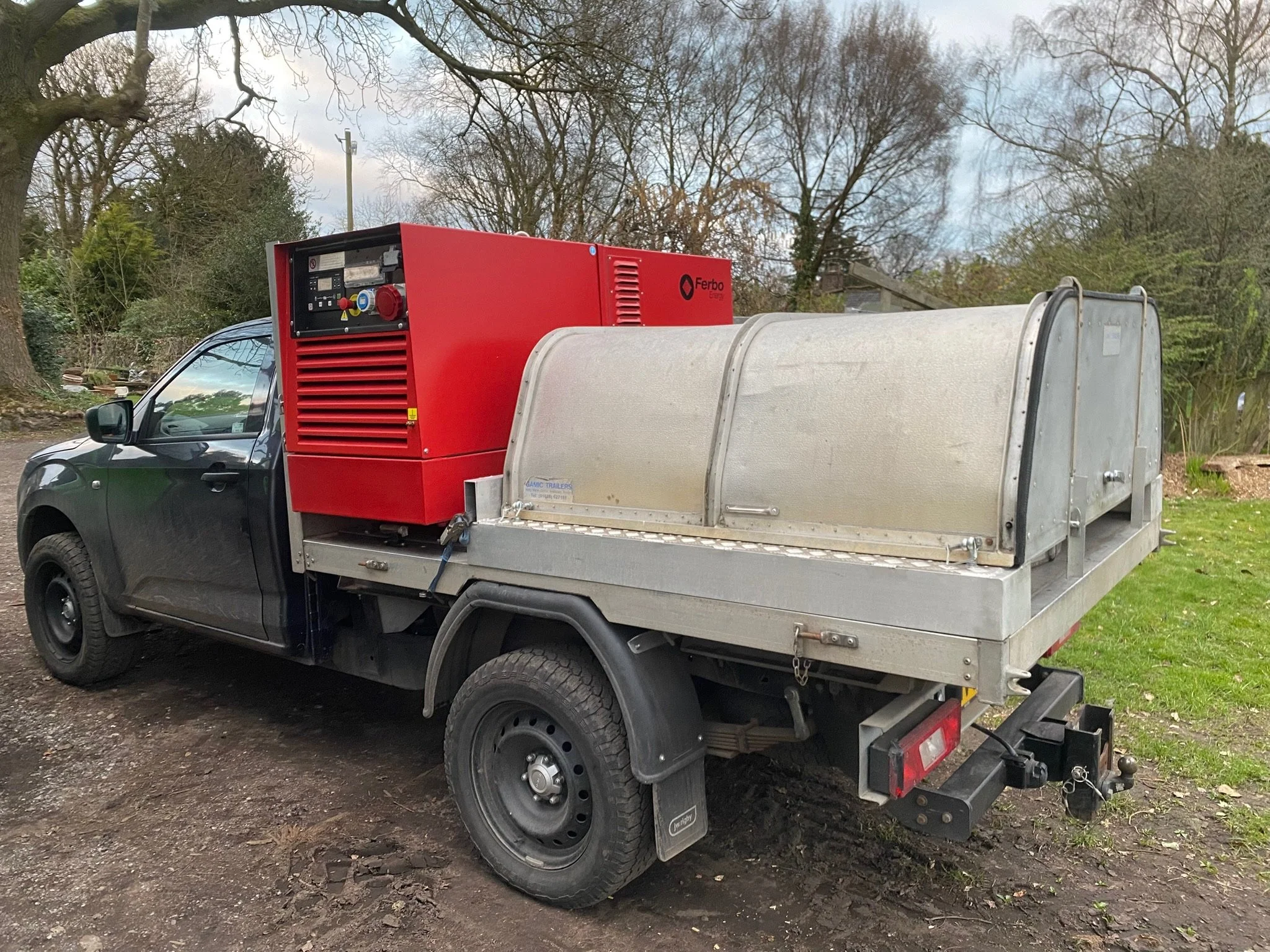 All towed by the Isuzu Dmax