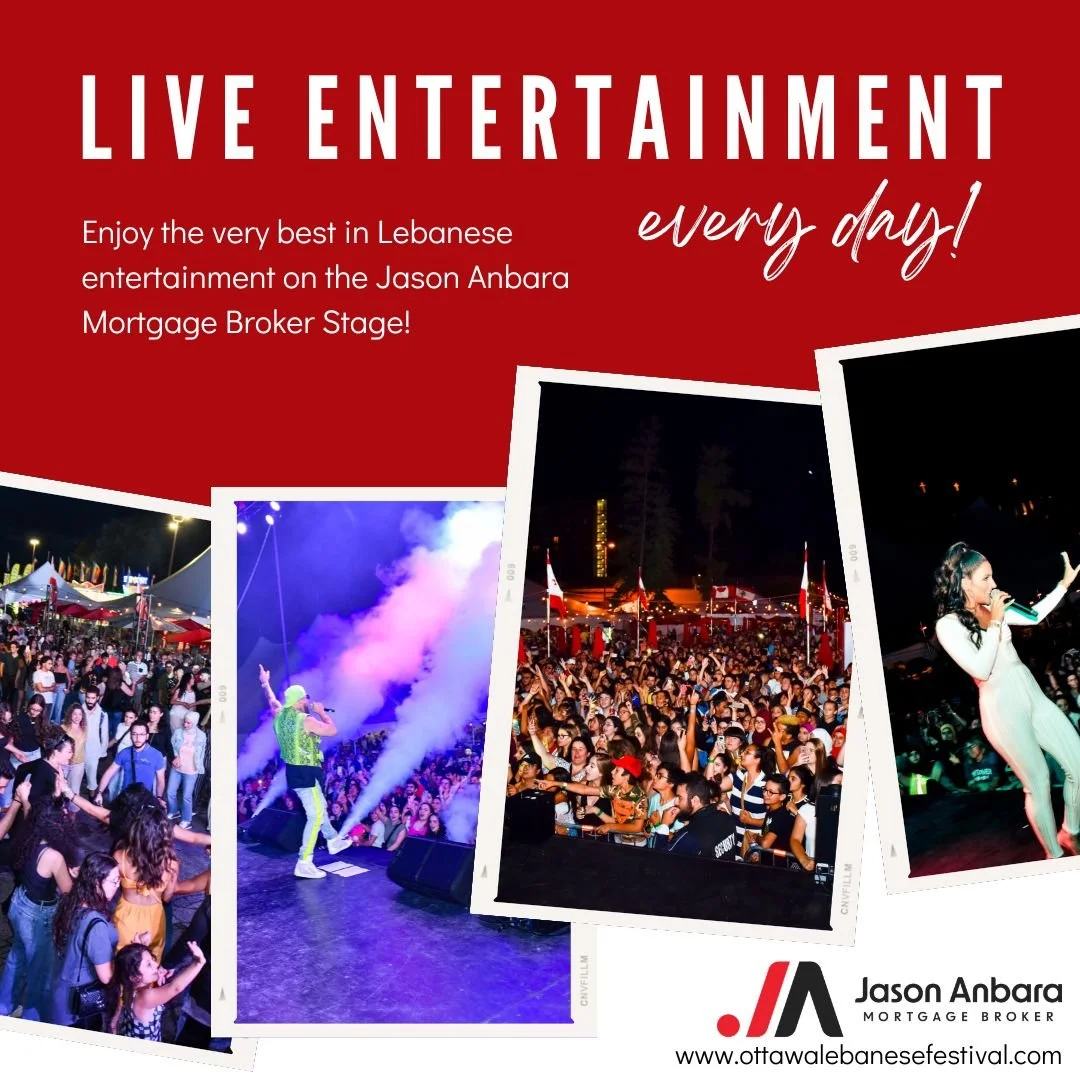 The main stage is back! The @jasonanbara_ Mortgage Broker stage is packed with the best in Lebanese entertainment all festival long. 

We can't wait to welcome you back to festival grounds on July 15th!
LIVE IT. LOVE IT. LEBANESE STYLE!