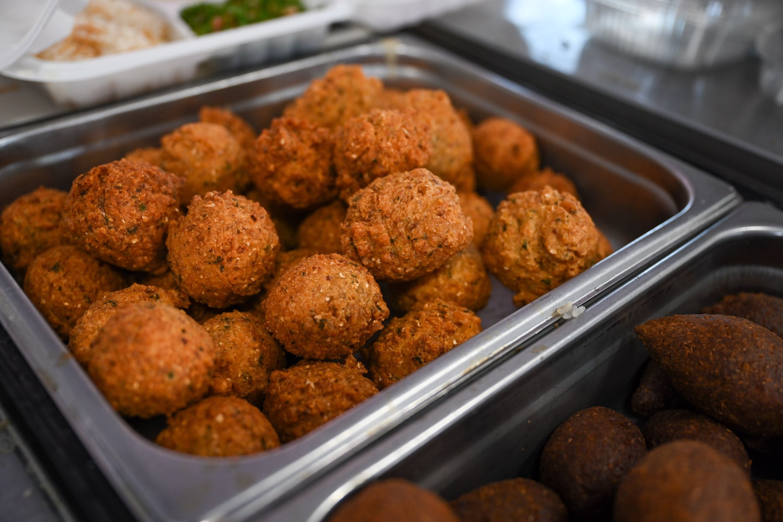 THE FALAFEL STAND BY FALAFEL ON WHEELS

Get your healthy flavor fix at The Falafel Stand, featuring crispy, protein-packed chickpea cooked to golden perfection. Made how you want it, fresh and ready to go.  Naturally vegan and gluten-free, this authe