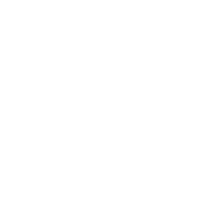 Black and white abstract geometric design with symmetrical shapes and curves.