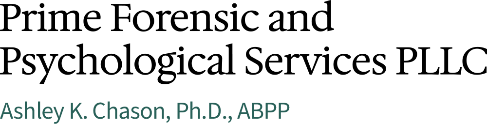 Prime Forensic &amp; Psychological Services PLLC