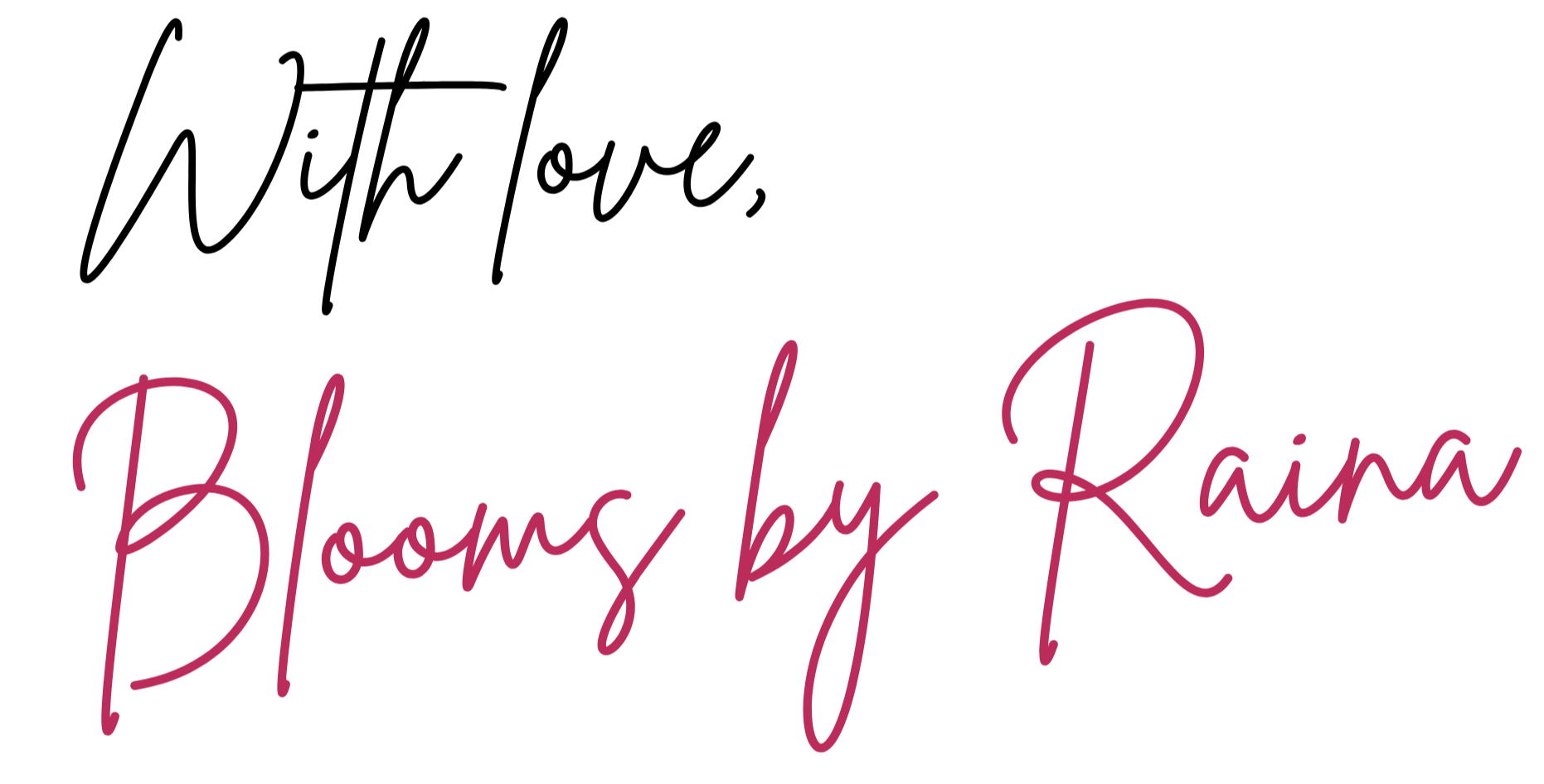 Black background with the text 'Bloom by Rain' in a cursive, purple font.