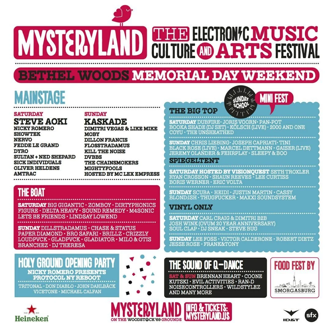 Mysteryland USA 2014 lineup announcement