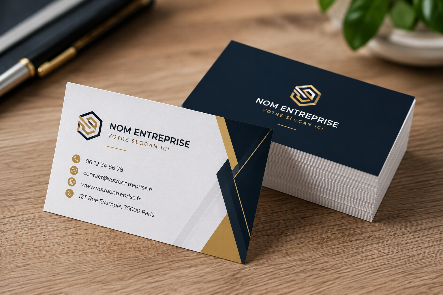 Cartes de visite — Pack 500 exemplaires -  Plusieurs formats disponibles