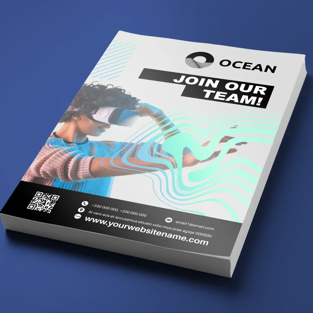 Flyers professionnels personnalisés - Pack de 1000 - Plusieurs formats disponibles