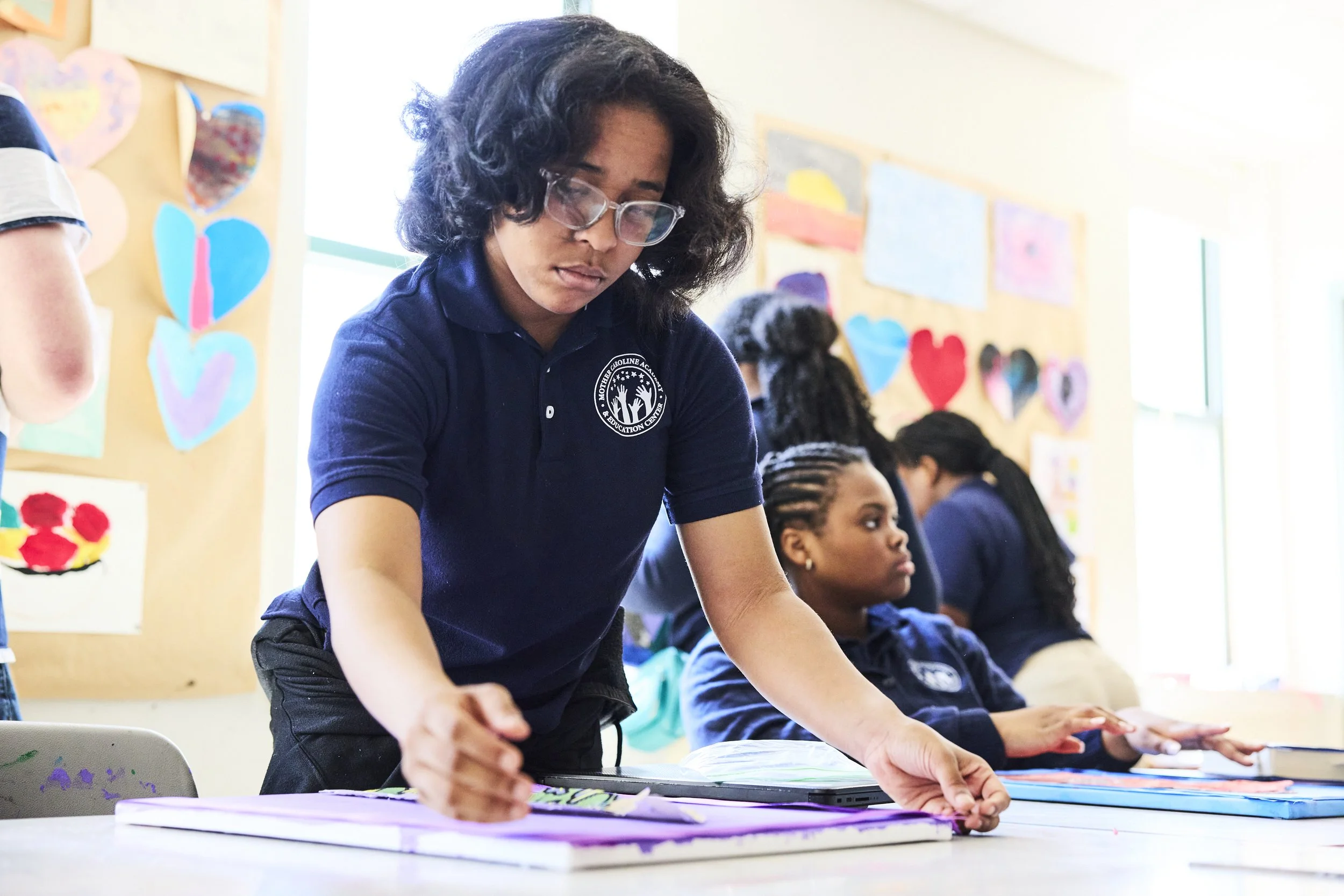 Step Into Art with the 6th Grade