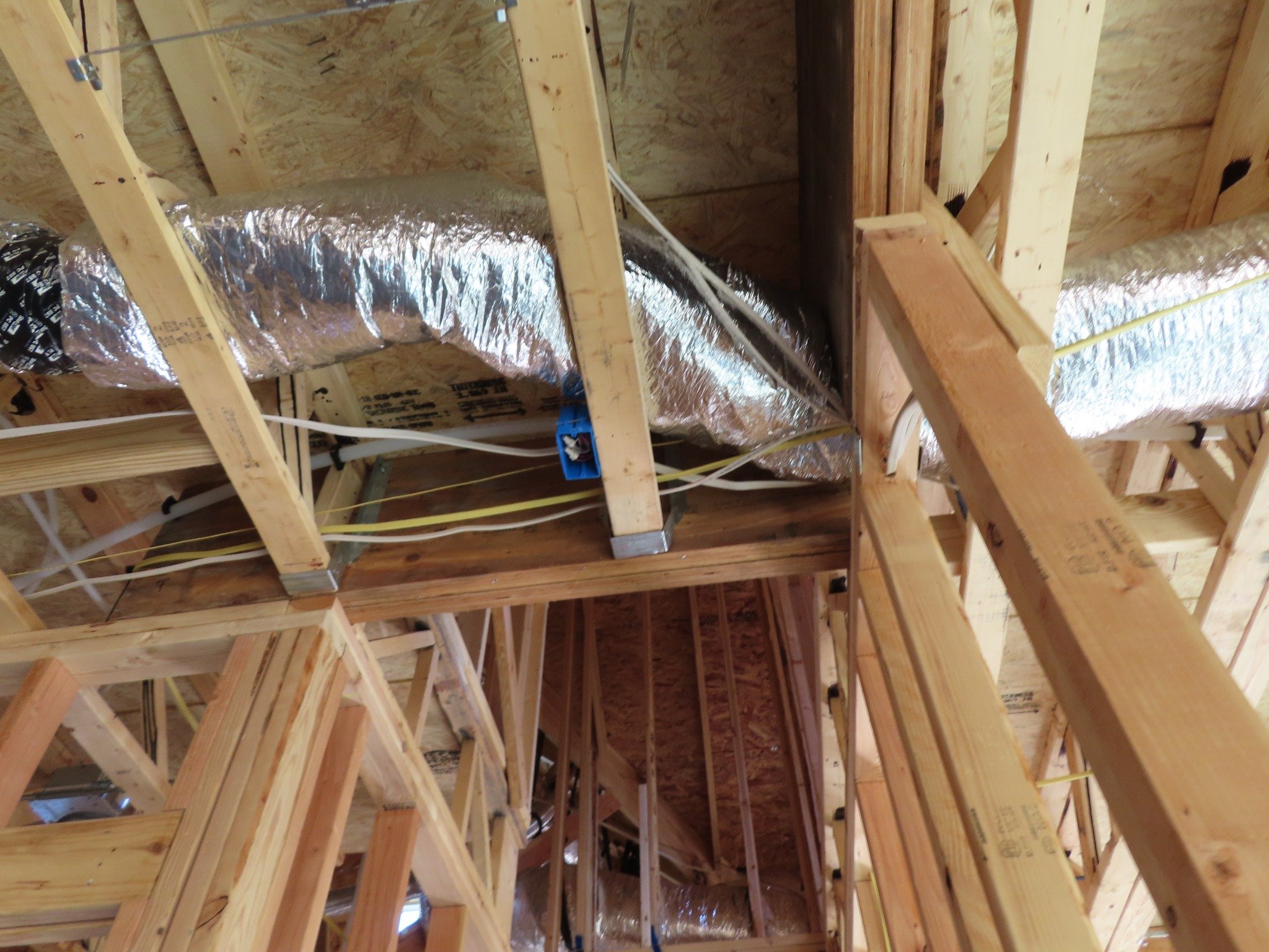 Adventures in Inspections...

Hmmm  2 out of 14 nails in the truss hanger should hold the floor truss for the 2nd floor 🤦

Phase inspections are vital steps during the construction process.  It allows a professional inspector to view framing, heatin
