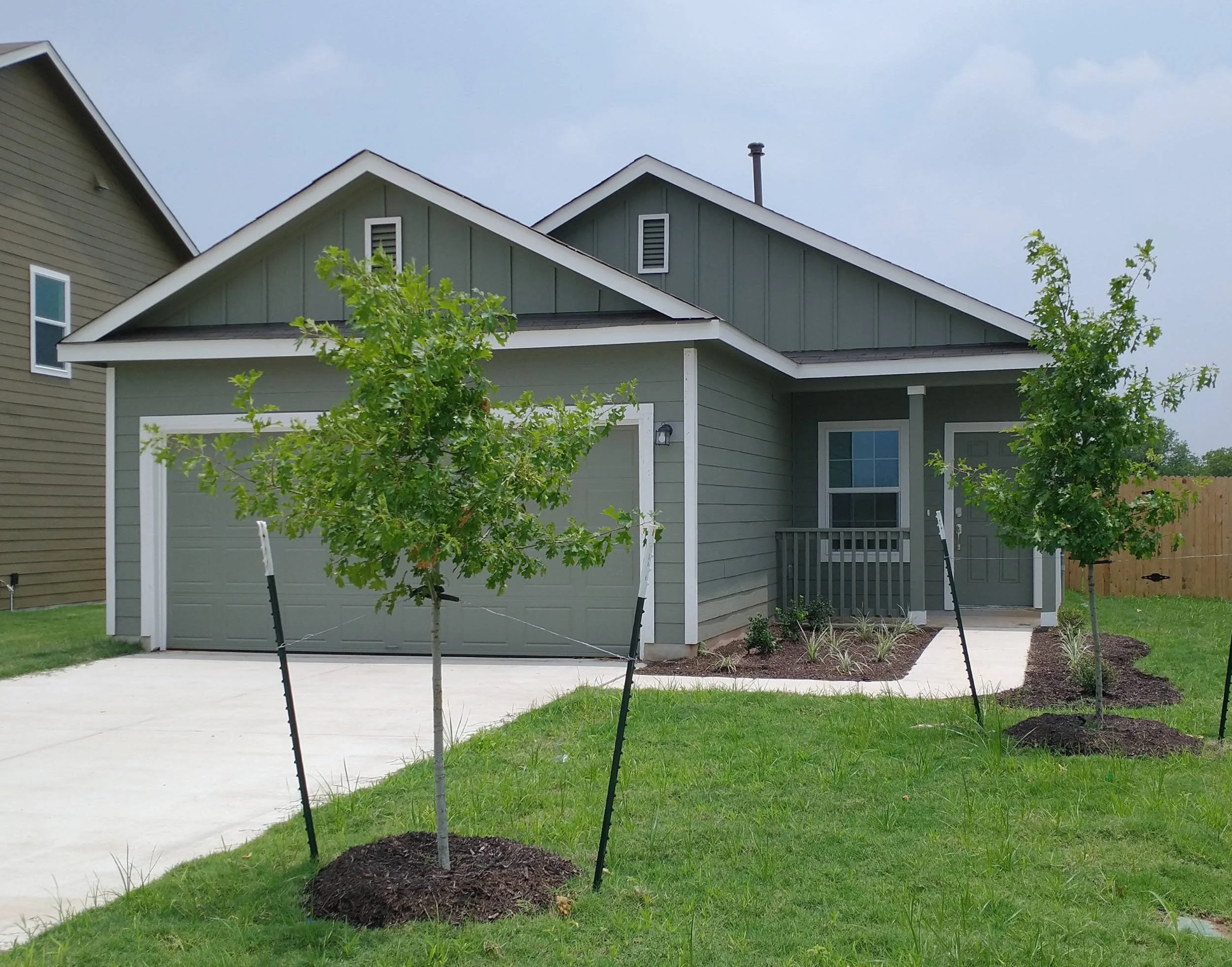 House that appears to be about one year old