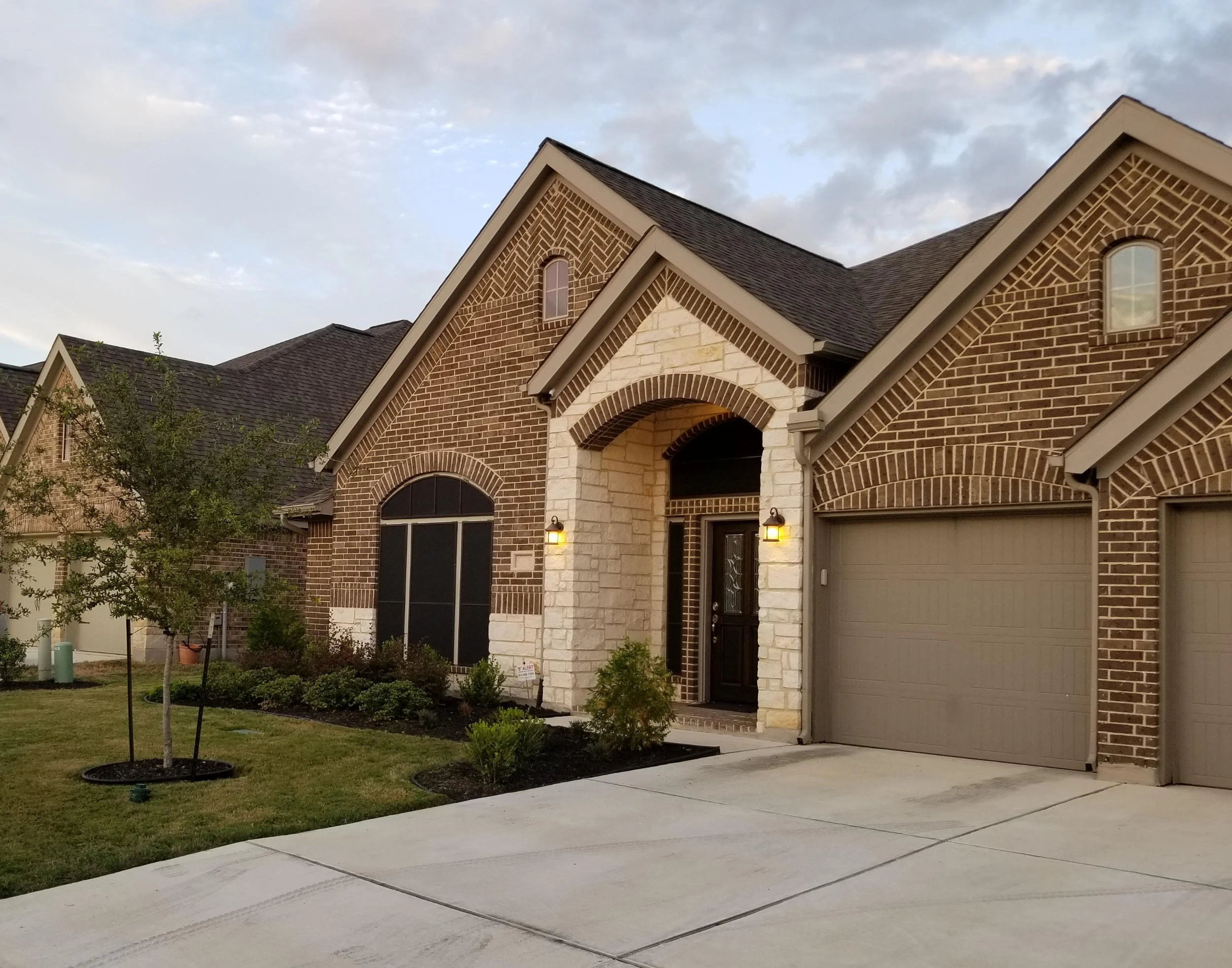 A nice brick house