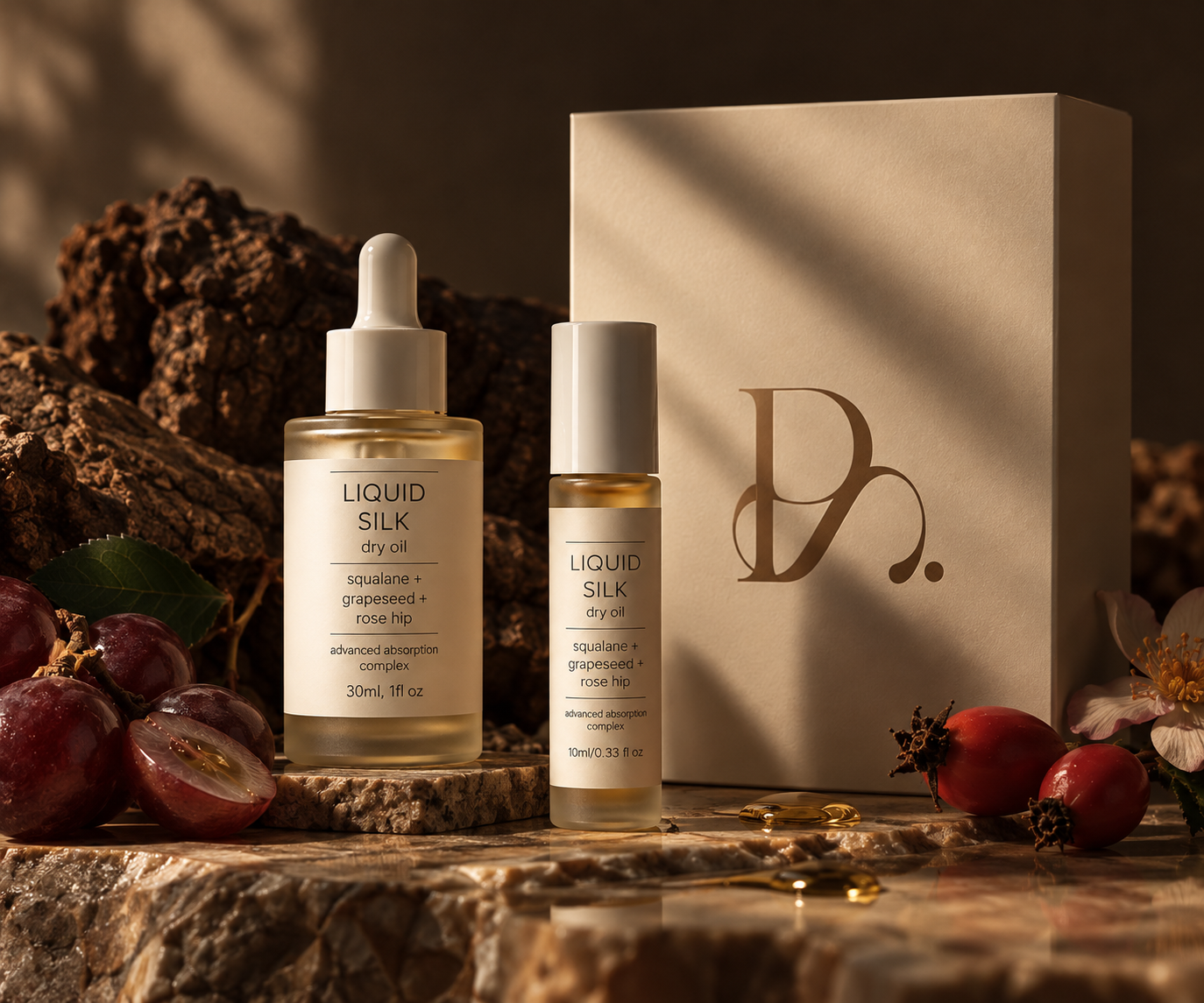 Liquid Silk Dry Oil Set | 10ml + 30ml