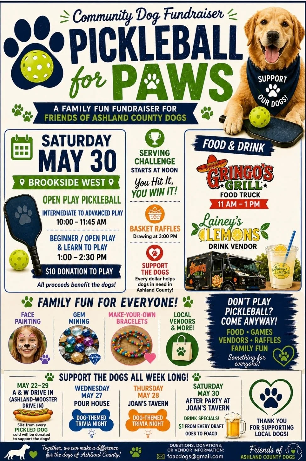 FOACD Fundraiser May 30, 2026