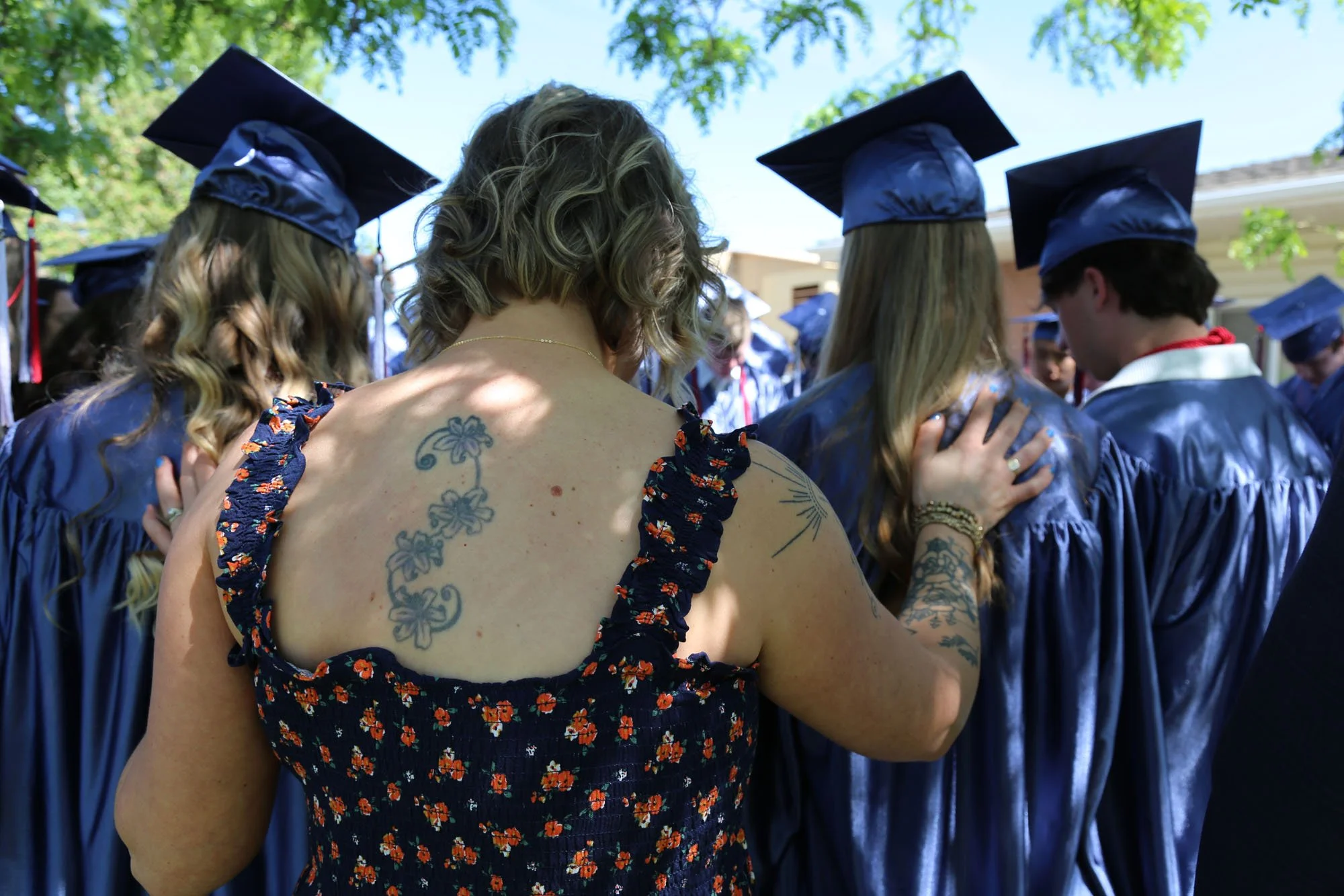 A Trinity mom embracing her graduate