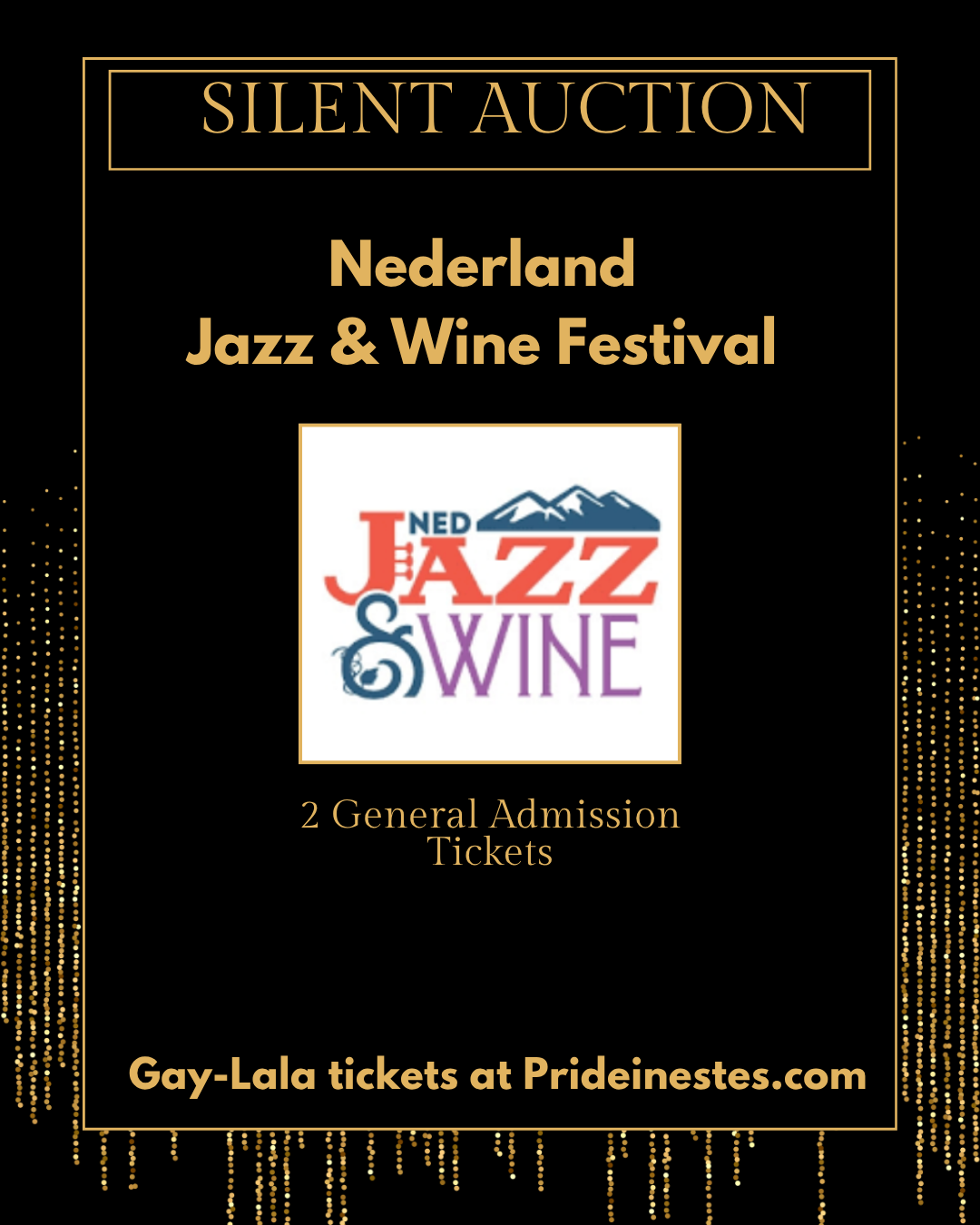 Nederland Jazz & Wine Festival Tickets Silent Auction Item