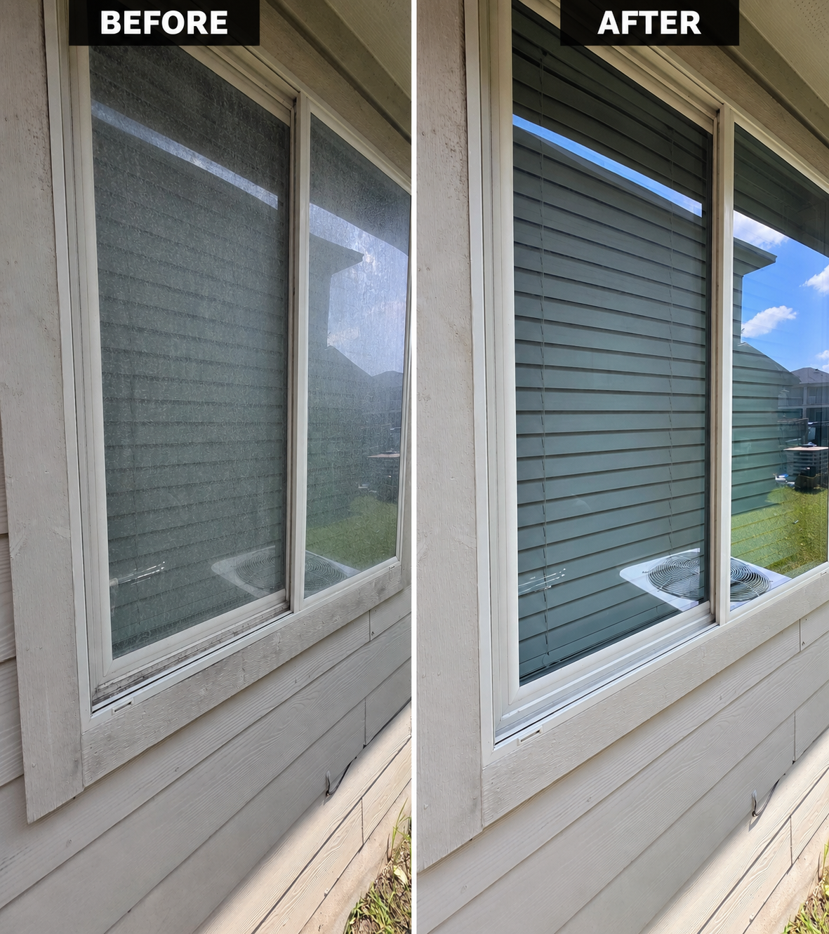 Dirty and clean windows