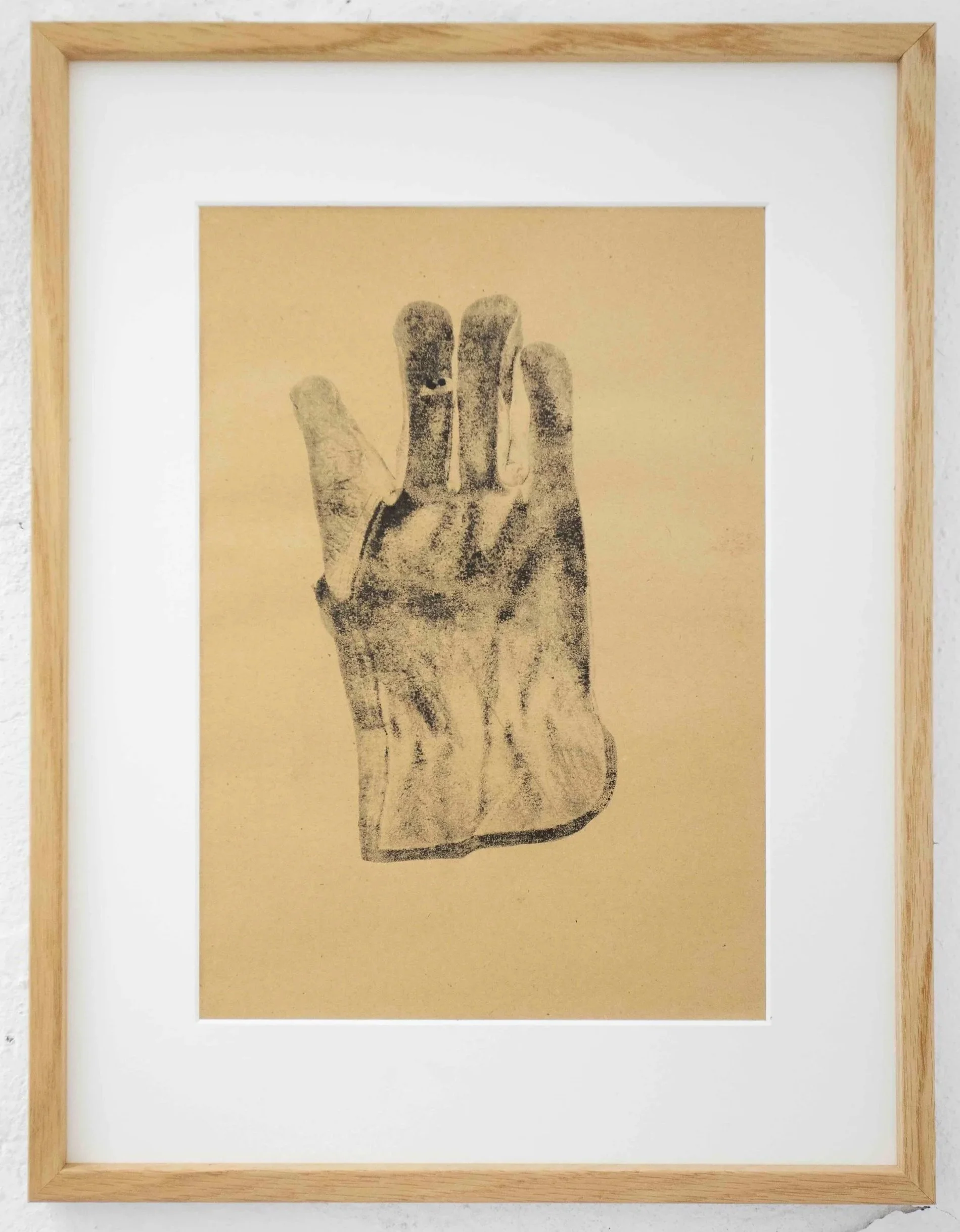 *My Other's Hand*, 2022. Encre sur papier / 42 x 32 cm (cadre inclus).